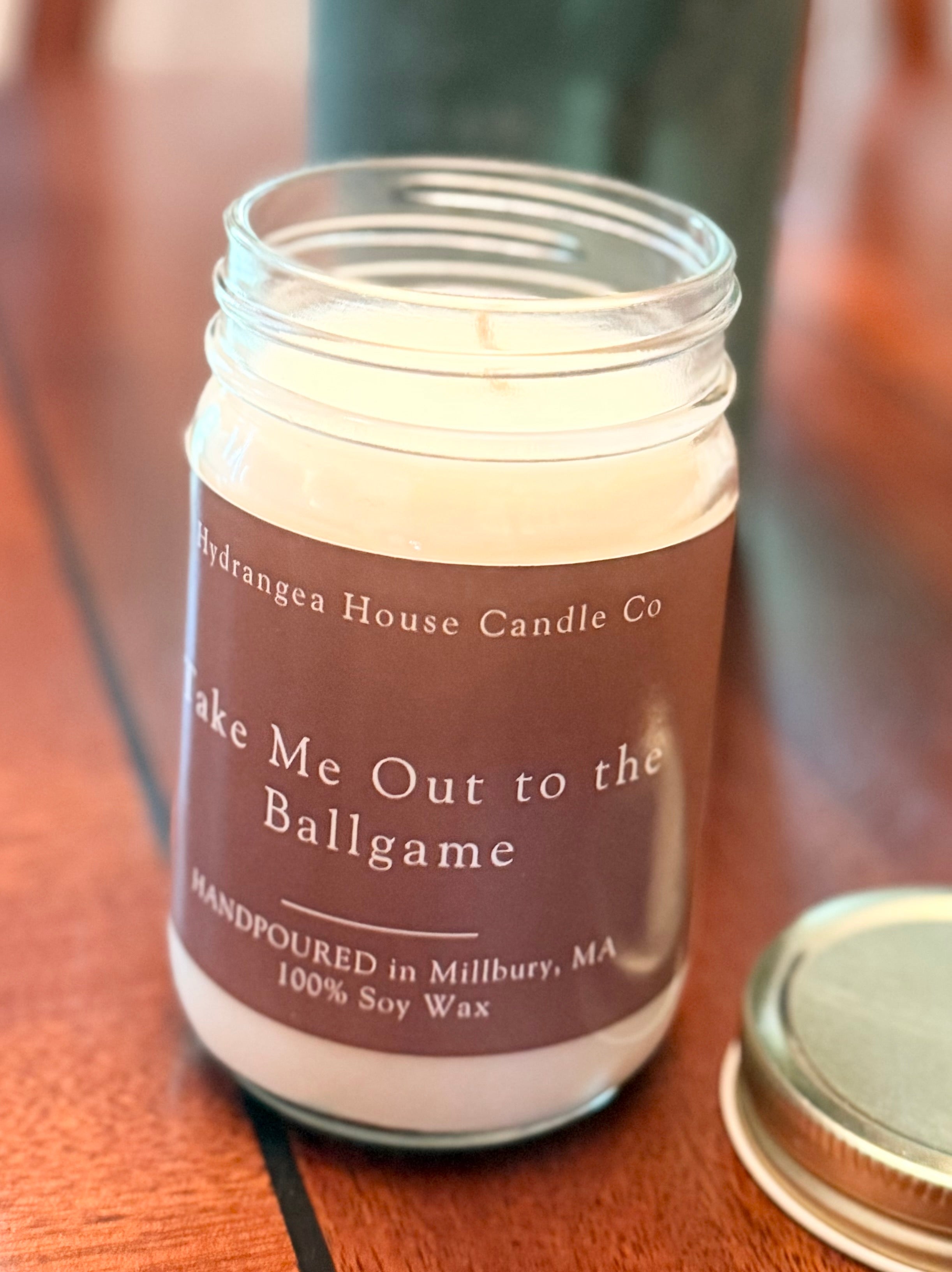 Take Me Out to the Ballgame 10 oz  soy wax candle