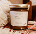 Books and Blankets 9 oz Soy Candle