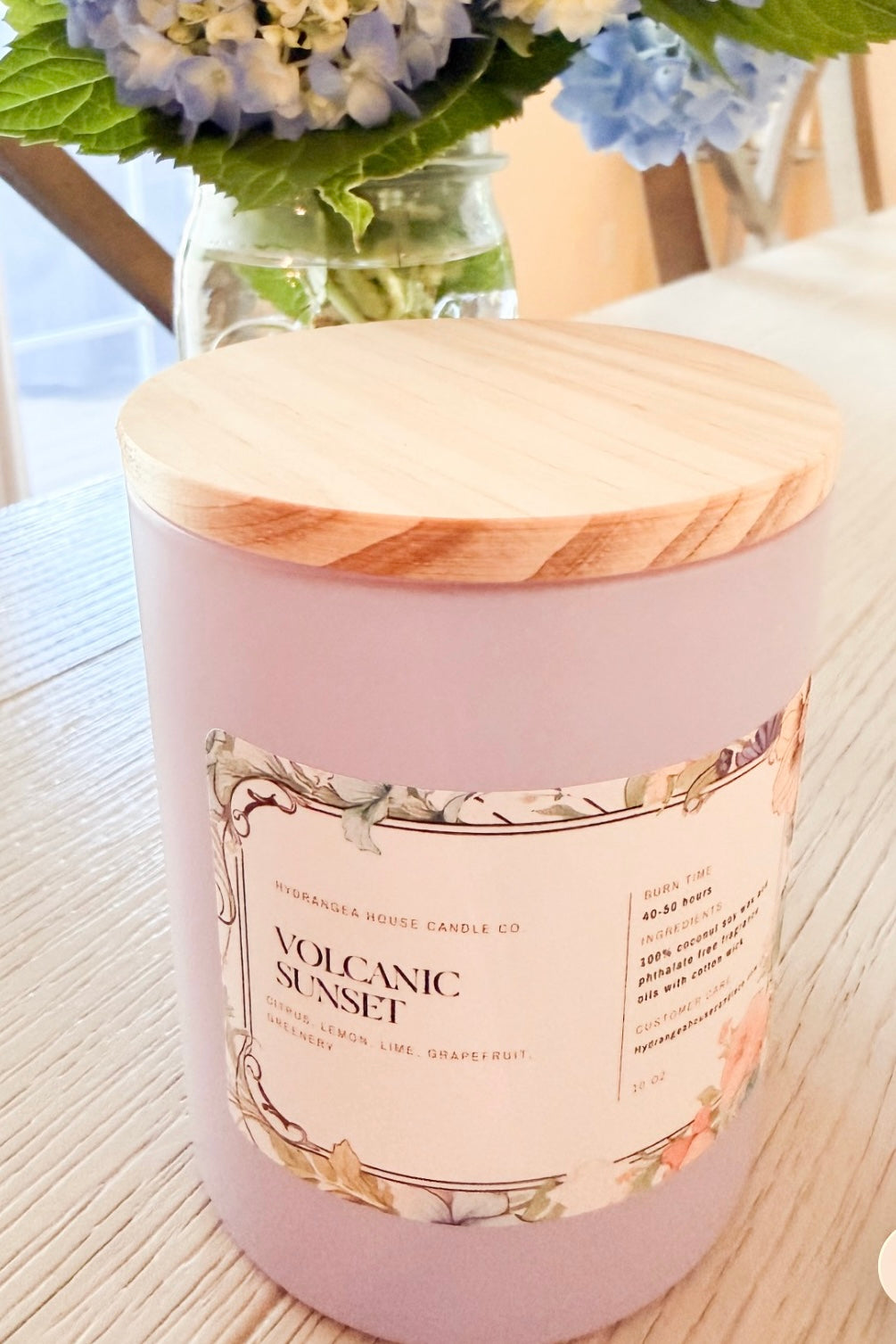Volcanic Sunset 8 oz Coconut Soy Candle