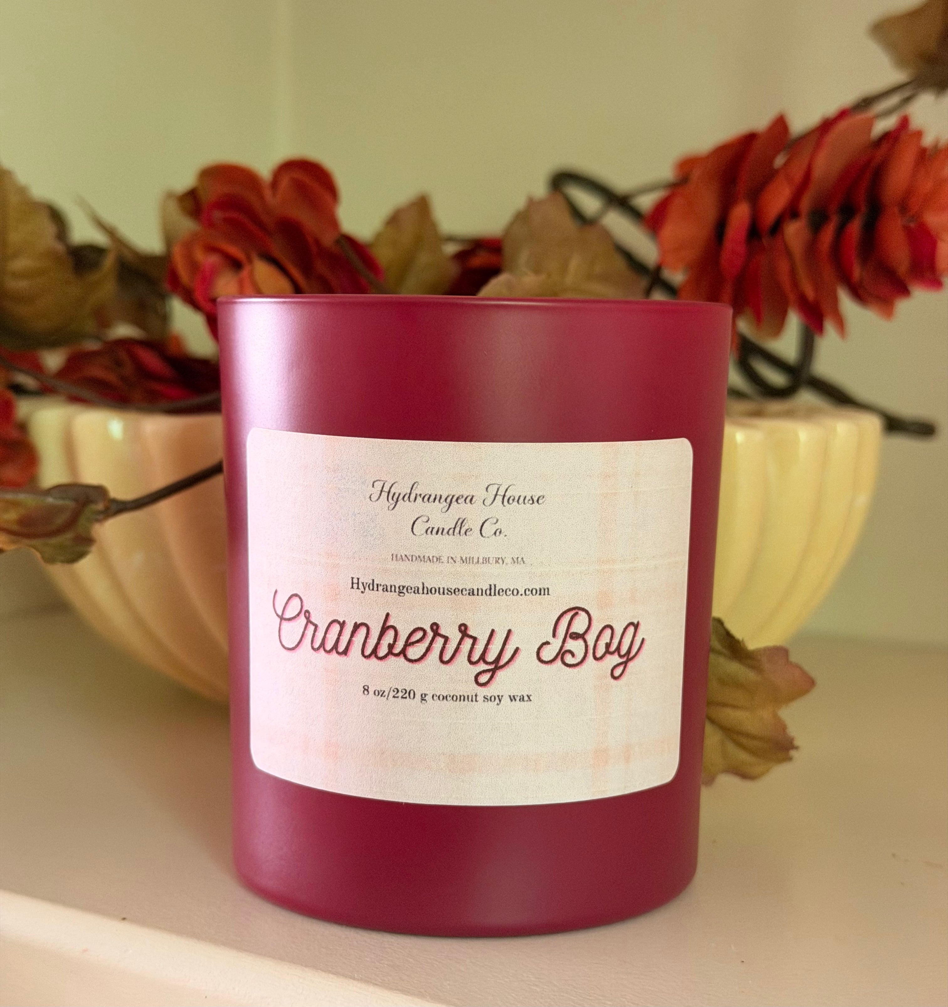 Cranberry Bog 8 oz Coconut Soy Candle
