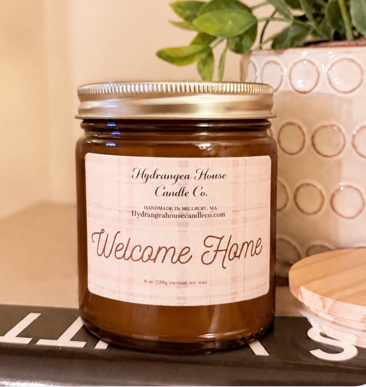 Welcome Home 8 oz Coconut Soy Candle
