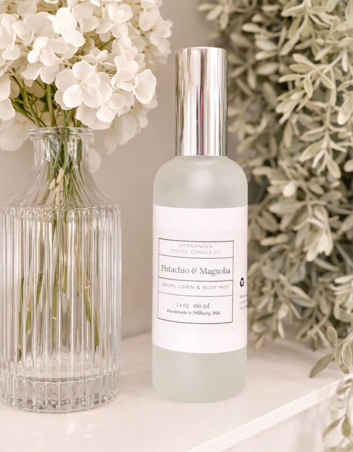 Pistachio Magnolia Room, Linen and Body Spray