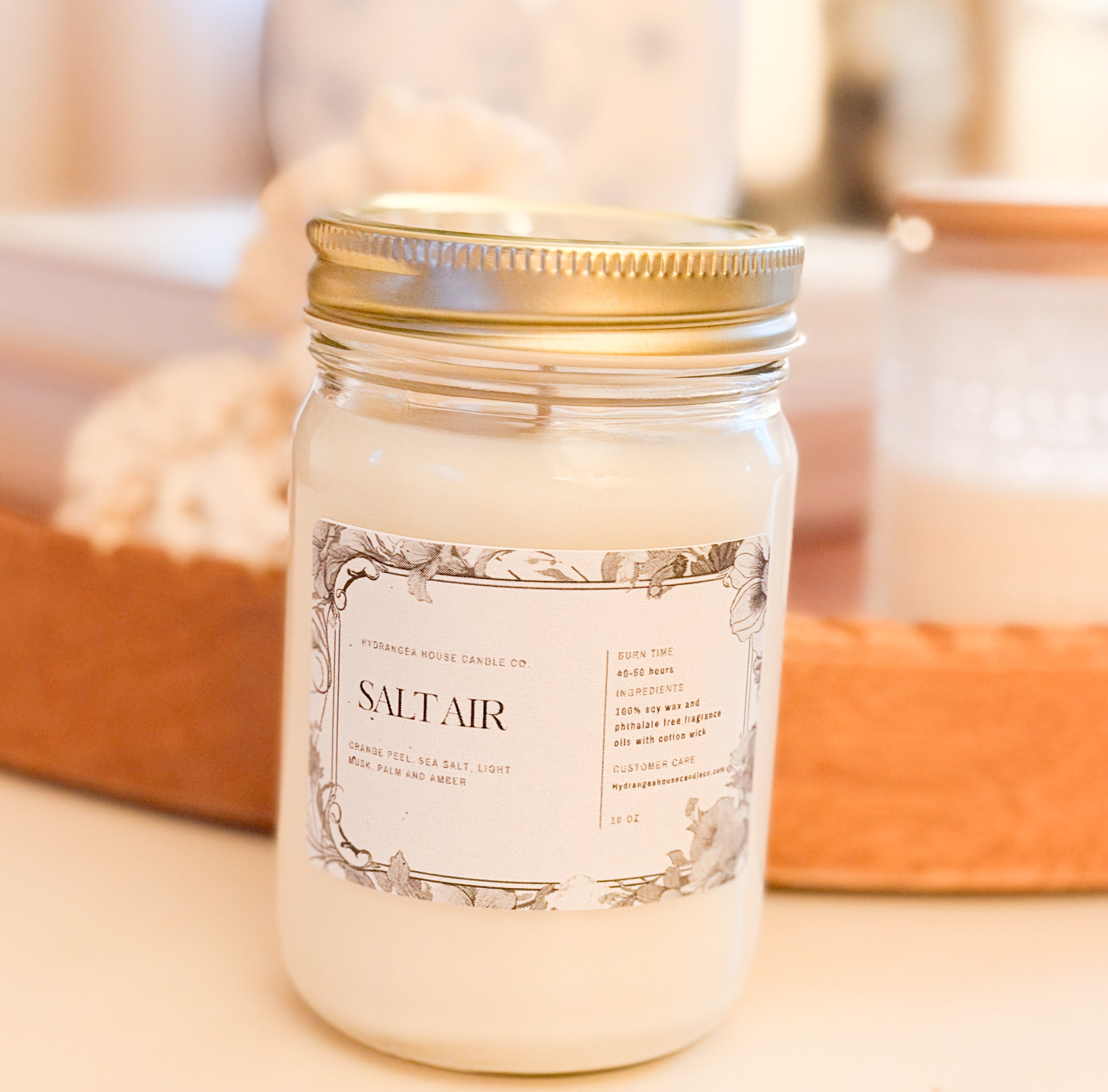 Salt Air 10 oz Coconut Soy Wax Candle
