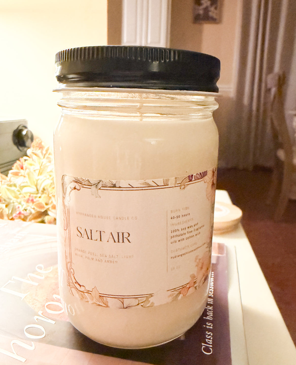 Salt Air 10 oz Coconut Soy Wax Candle