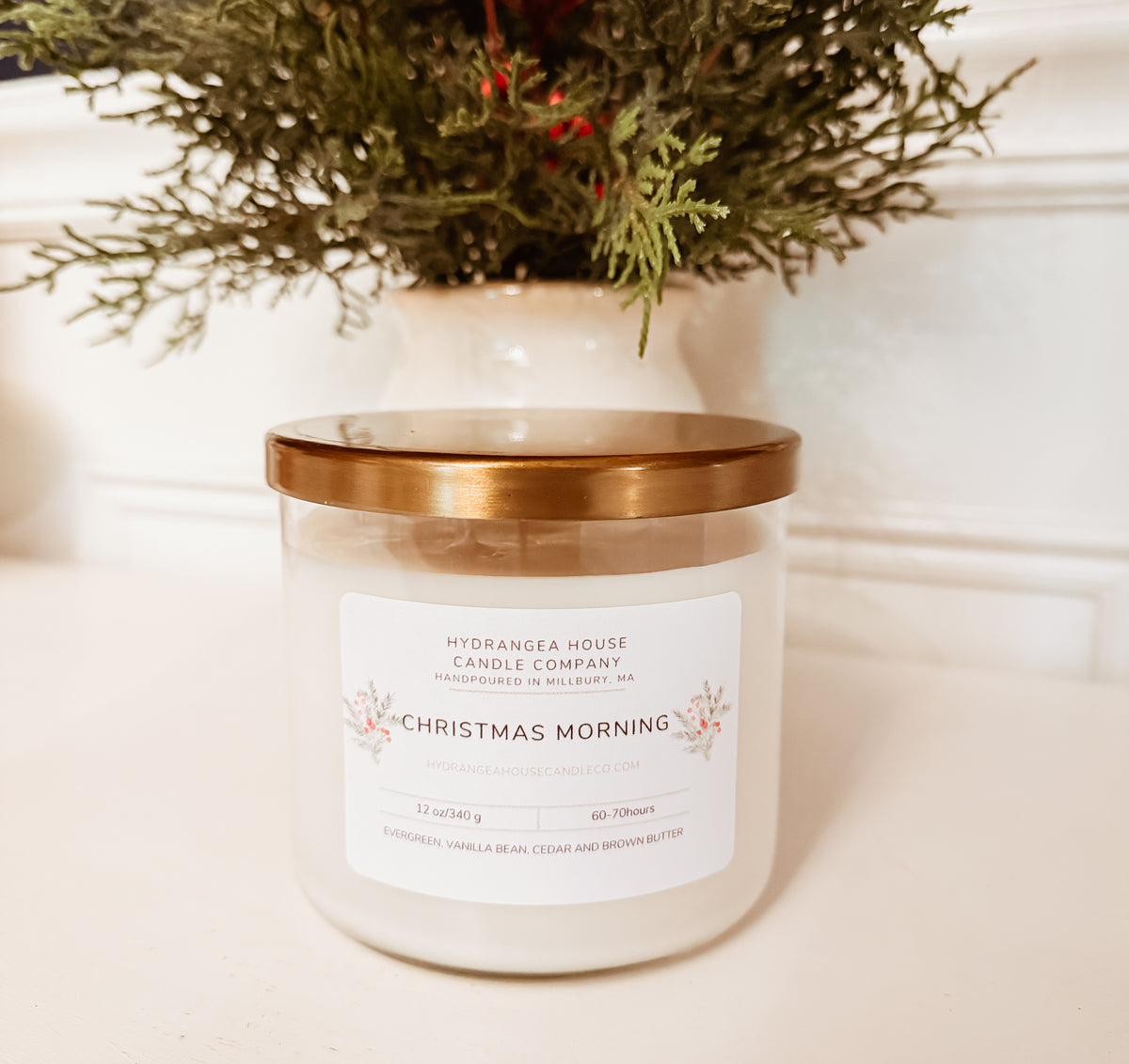 Christmas Morning 3-wick 14 oz soy candle