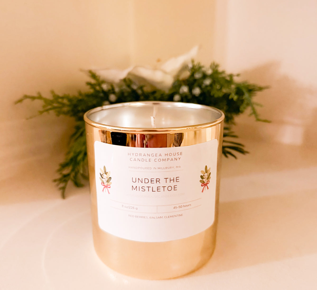 Under the Mistletoe 9 oz Soy Candle